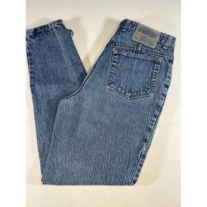 Vintage Unionbay High Waisted Tapered Ankle Zip Jeans Medium Wash Blue Size 9